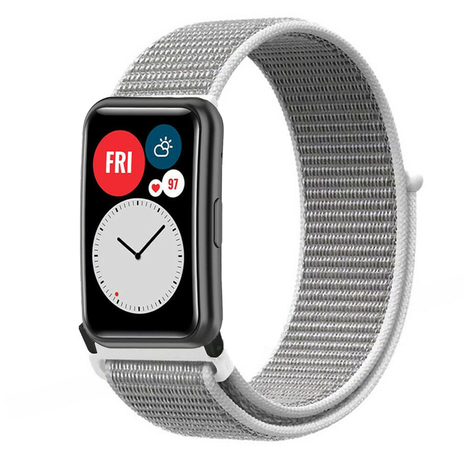 Strap-it Strap-it Huawei Watch Fit Nylon Strap (Grey) Strap-it Strap-it Huawei Watch Fit Nylon Strap (Grey)