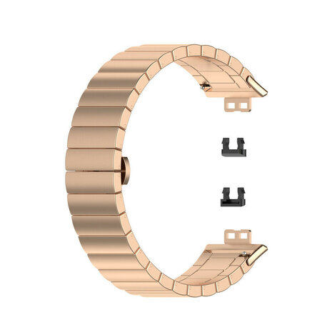 Strap-it Strap-it Huawei Watch Fit Metal Strap (Rose Gold) Strap-it Strap-it Huawei Watch Fit Metal Strap (Rose Gold)