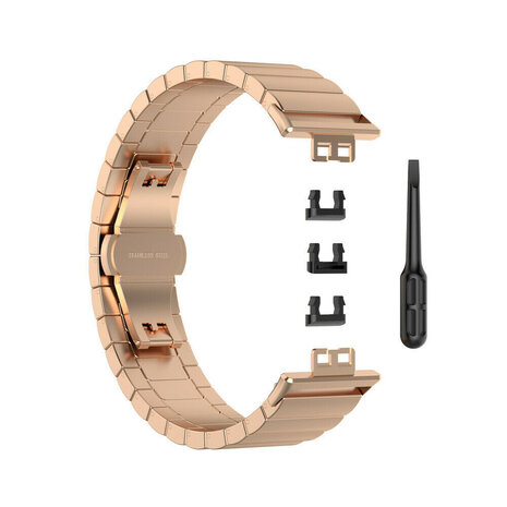 Strap-it Strap-it Huawei Watch Fit Metal Strap (Rose Gold) Strap-it Strap-it Huawei Watch Fit Metal Strap (Rose Gold)