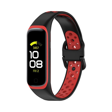 Strap-it Strap-it Samsung Galaxy Fit 2 Sport Strap (Black/Red) Strap-it Strap-it Samsung Galaxy Fit 2 Sport Strap (Black/Red)
