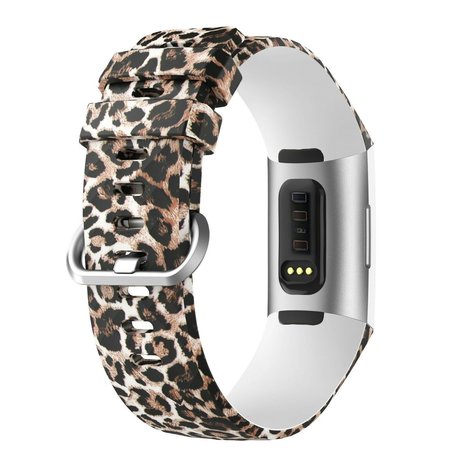 Strap-it Strap-it Lucky Leopard Fitbit Charge 3/4 Strap Strap-it Strap-it Lucky Leopard Fitbit Charge 3/4 Strap