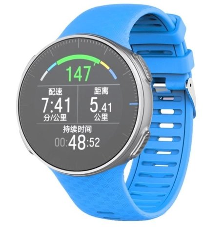 Strap-it Strap-it Polar Vantage V Silicone Strap (Blue)