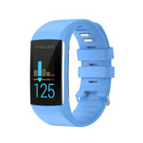 Strap-it Polar A360/A370 Silicone Strap (Light Blue)