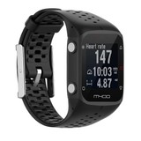 Strap-it Polar M400/M430 Silicone Strap (Black)