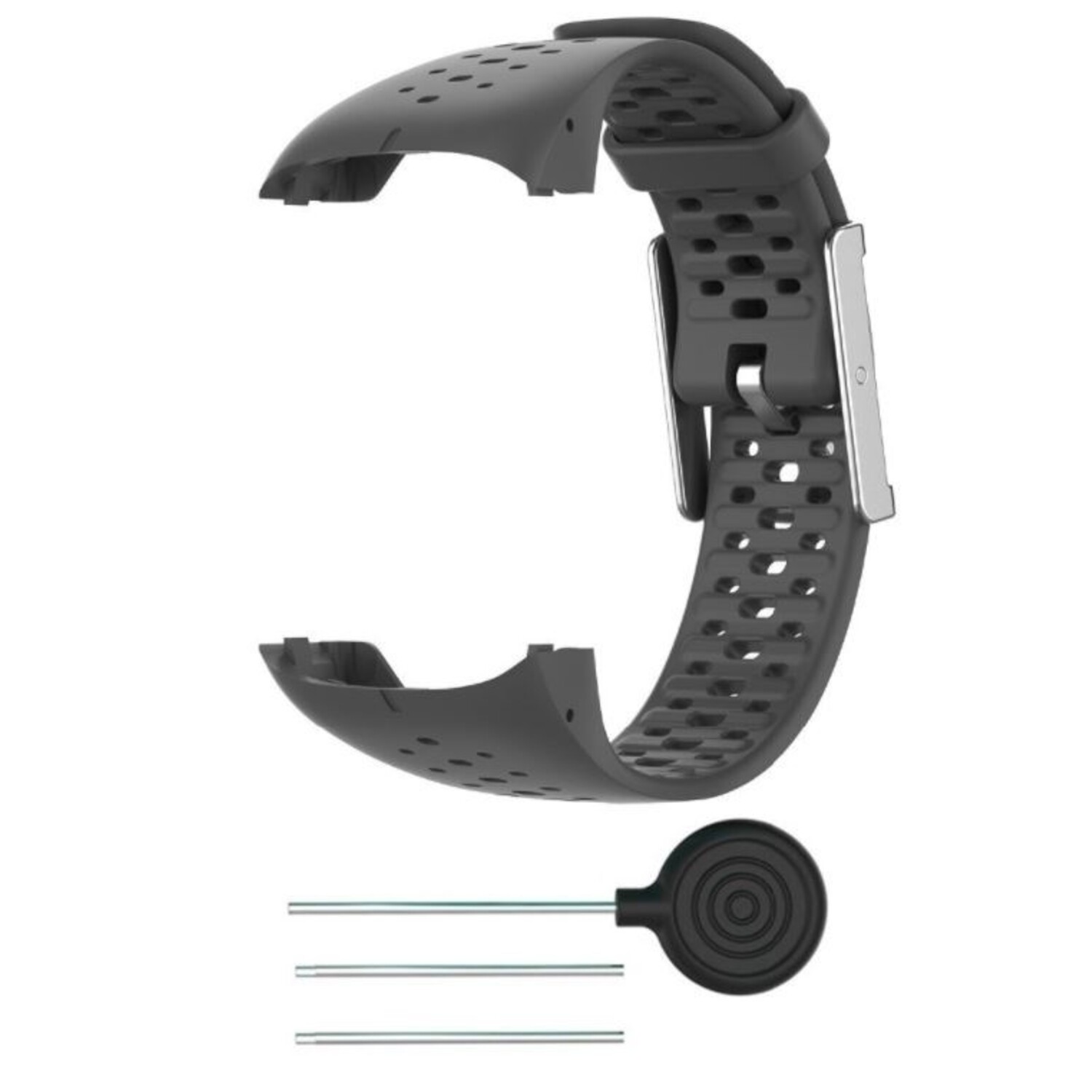 Polar M400 M430 Silicone Strap Dark Grey
