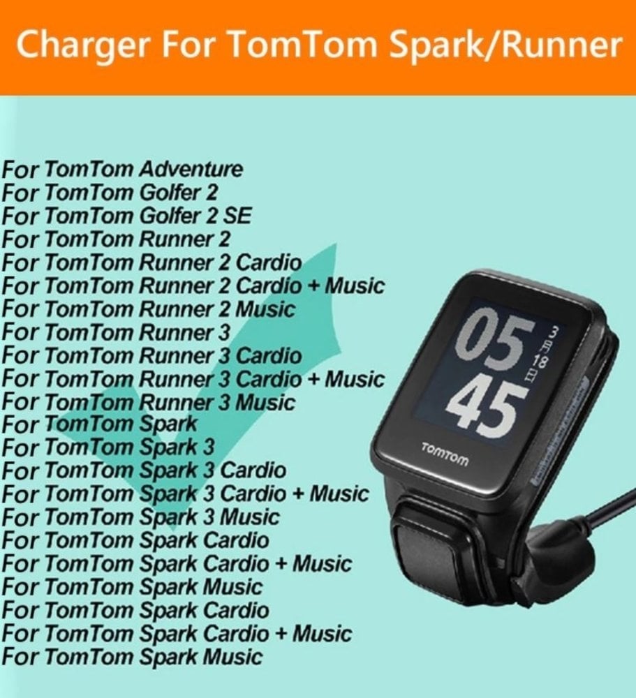 Tomtom runner deals 2 charging cable