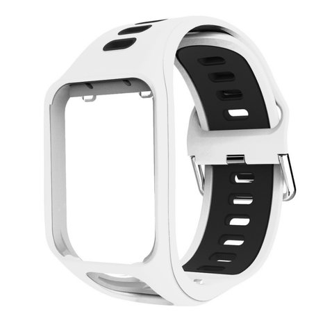 TomTom Golfer 2 Silicone Strap Tough White Black