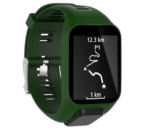 Strap-it TomTom Runner 2 Silicone Strap (Green)