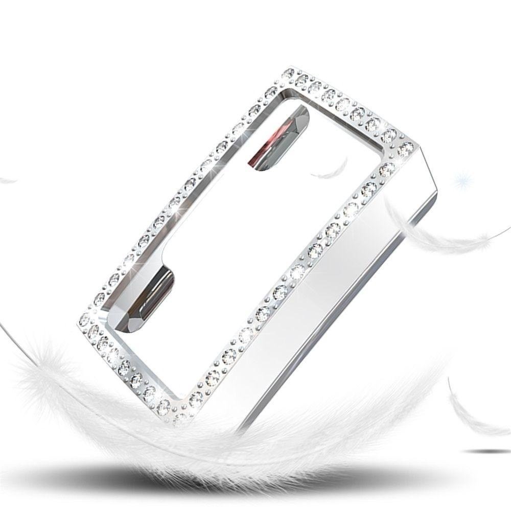 Strap-it Strap-it Fitbit Charge 3/4 Diamond PC Case (Silver) Strap-it Strap-it Fitbit Charge 3/4 Diamond PC Case (Silver)