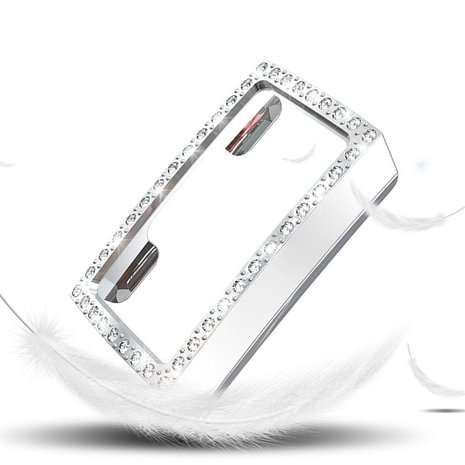 Strap-it Strap-it Fitbit Charge 3/4 Diamond PC Case (Silver) Strap-it Strap-it Fitbit Charge 3/4 Diamond PC Case (Silver)