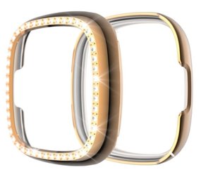 Fitbit white store rose gold