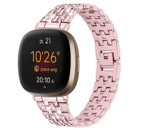 Strap-it Pink Diamond Fitbit Versa 3 Strap Strap-it Pink Diamond Fitbit Versa 3 Strap