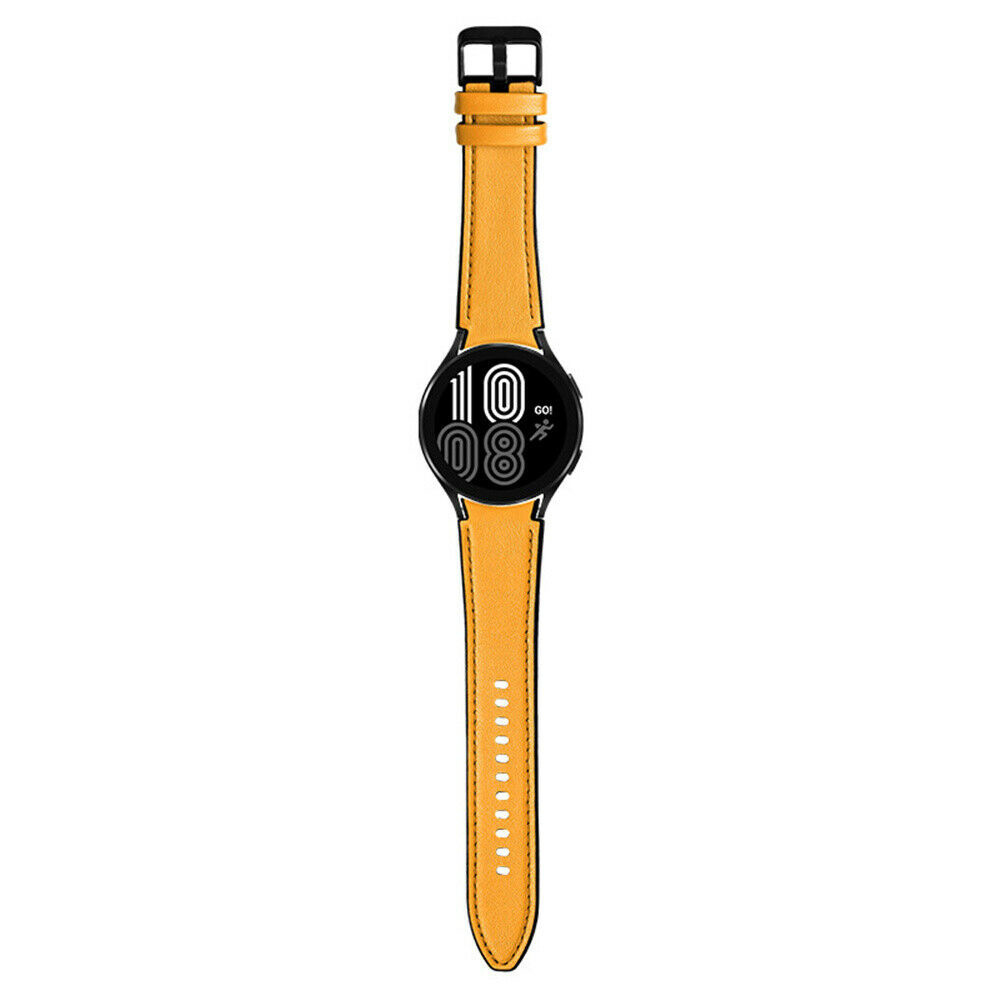Samsung Galaxy Watch 4 40mm Hybrid Leather Strap (Yellow)