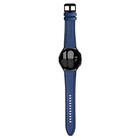 Strap-it Strap-it Samsung Galaxy Watch 4 Classic 42mm Leather Hybrid Strap (Dark Blue)