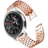 Strap-it Samsung Galaxy Watch 46mm Steel Strap Hexagons (Rose Gold) Strap-it Samsung Galaxy Watch 46mm Steel Strap Hexagons (Rose Gold)
