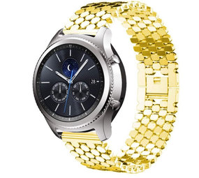 Strap-it Samsung Gear S3 Steel Strap Hexagons (Gold) Strap-it Samsung Gear S3 Steel Strap Hexagons (Gold)