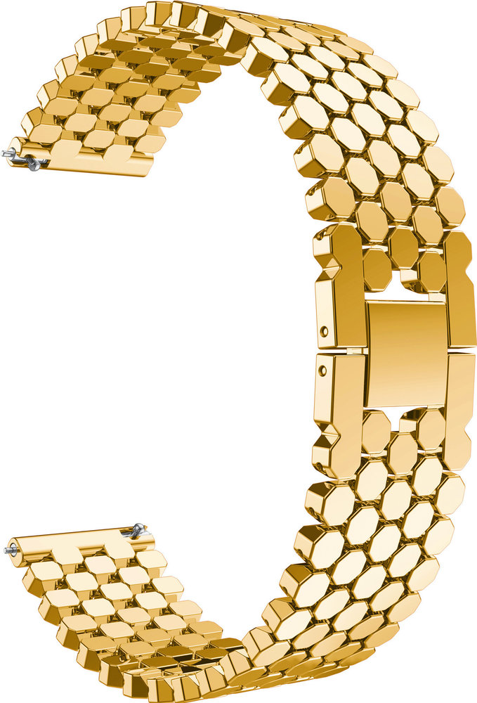 Strap-it Strap-it Samsung Gear S3 Steel Strap Hexagons (Gold) Strap-it Strap-it Samsung Gear S3 Steel Strap Hexagons (Gold)