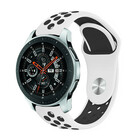 Strap-it Strap-it Samsung Galaxy Watch 46mm Sport Strap (White/Black)