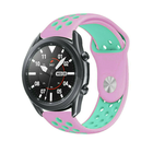 Strap-it Strap-it Samsung Galaxy Watch 3 45mm Sport Strap (Pink/Aqua)