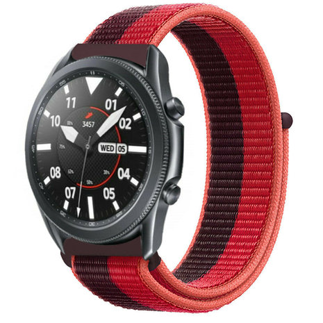 Strap-it Strap-it Samsung Galaxy Watch 3 45mm Nylon Strap (Cherry Red) Strap-it Strap-it Samsung Galaxy Watch 3 45mm Nylon Strap (Cherry Red)