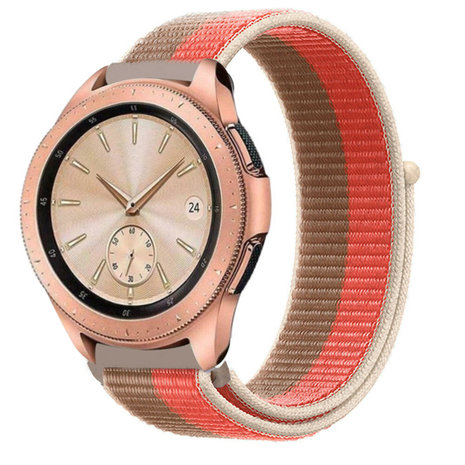 Strap-it Strap-it Samsung Galaxy Watch 42mm Nylon Strap (Pink Pomelo) Strap-it Strap-it Samsung Galaxy Watch 42mm Nylon Strap (Pink Pomelo)