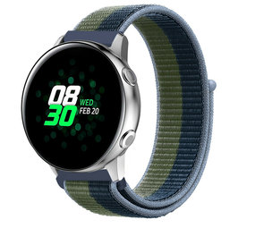 Strap-it Samsung Galaxy Watch Active Nylon Strap (Moss Green) Strap-it Samsung Galaxy Watch Active Nylon Strap (Moss Green)