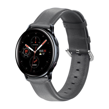 Strap-it Strap-it Samsung Galaxy Watch Active Leather Strap (Dark Grey) Strap-it Strap-it Samsung Galaxy Watch Active Leather Strap (Dark Grey)