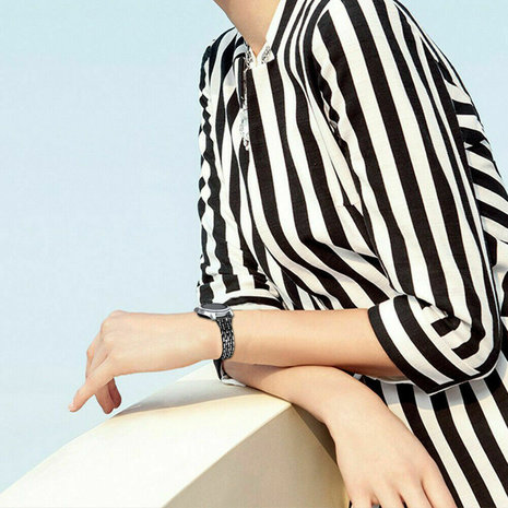 Strap-it Strap-it Black Diamond Samsung Galaxy Watch 42mm Strap Strap-it Strap-it Black Diamond Samsung Galaxy Watch 42mm Strap