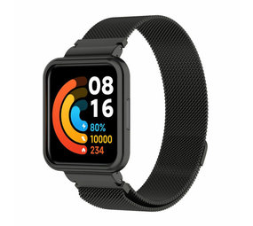 Strap-it Redmi Watch 2 Lite Milanese Strap (Black) Strap-it Redmi Watch 2 Lite Milanese Strap (Black)