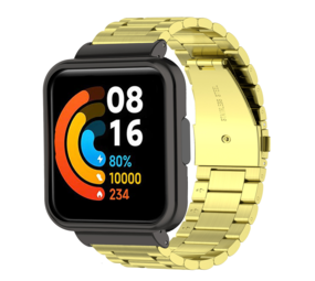 Strap-it Redmi Watch 2 Lite Steel Strap (Gold) Strap-it Redmi Watch 2 Lite Steel Strap (Gold)