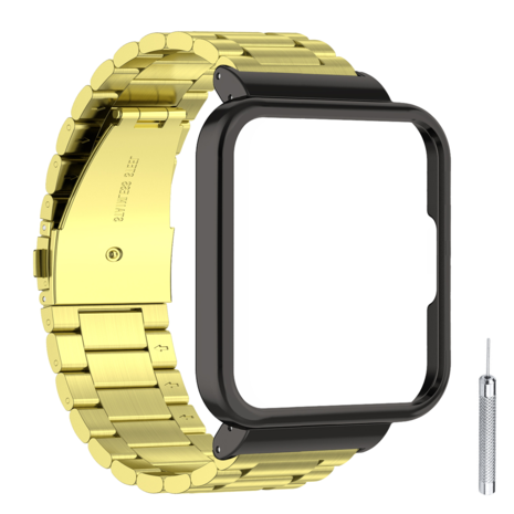 Strap-it Strap-it Redmi Watch 2 Lite Steel Strap (Gold) Strap-it Strap-it Redmi Watch 2 Lite Steel Strap (Gold)
