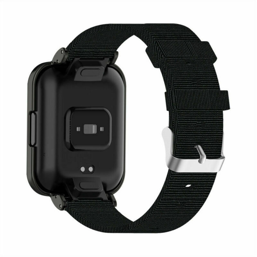 Strap-it Strap-it Redmi Watch 2 Lite Nylon Strap with Buckle (Black) Strap-it Strap-it Redmi Watch 2 Lite Nylon Strap with Buckle (Black)
