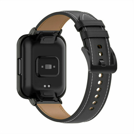 Strap-it Strap-it Redmi Watch 2 Lite Leather Strap (Black) Strap-it Strap-it Redmi Watch 2 Lite Leather Strap (Black)