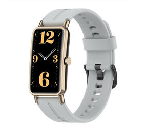 Strap-it Huawei Watch Fit Mini Silicone Strap (Grey)