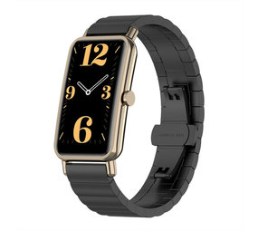 Strap-it Huawei Watch Fit Mini Metal Strap (Black) Strap-it Huawei Watch Fit Mini Metal Strap (Black)