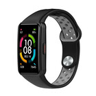 Strap-it Strap-it Honor Band 6 Sport Strap (Black/Grey)
