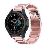 Strap-it Samsung Galaxy Watch 4 Classic 42mm Steel Strap (Pink) Strap-it Samsung Galaxy Watch 4 Classic 42mm Steel Strap (Pink)