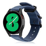 Strap-it Samsung Galaxy Watch 4 44mm Nylon Strap with Buckle (Blue) Strap-it Samsung Galaxy Watch 4 44mm Nylon Strap with Buckle (Blue)
