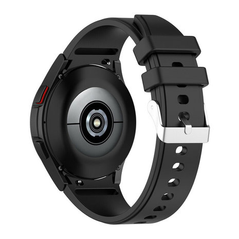 Strap-it Strap-it Samsung Galaxy Watch 4 (44mm) Silicone Strap Perfect Fit (Black) Strap-it Strap-it Samsung Galaxy Watch 4 (44mm) Silicone Strap Perfect Fit (Black)