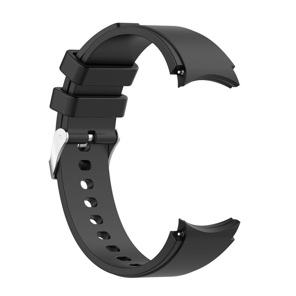 Strap-it Strap-it Samsung Galaxy Watch 4 (44mm) Silicone Strap Perfect Fit (Black) Strap-it Strap-it Samsung Galaxy Watch 4 (44mm) Silicone Strap Perfect Fit (Black)