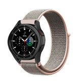 Strap-it Samsung Galaxy Watch 4 Classic 46mm Nylon Strap (Pink Sand) Strap-it Samsung Galaxy Watch 4 Classic 46mm Nylon Strap (Pink Sand)