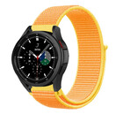 Strap-it Strap-it Samsung Galaxy Watch 4 Classic 46mm Nylon Strap (Light Yellow)
