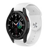 Strap-it Samsung Galaxy Watch 4 Classic 46mm Sport Strap (White) Strap-it Samsung Galaxy Watch 4 Classic 46mm Sport Strap (White)