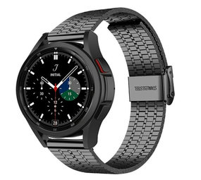 Strap-it Samsung Galaxy Watch 4 Classic 46mm Fine Steel Strap (Black) Strap-it Samsung Galaxy Watch 4 Classic 46mm Fine Steel Strap (Black)