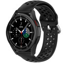 Strap-it Strap-it Samsung Galaxy Watch 4 Classic 46mm Breathable Strap (Black)