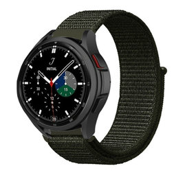 Strap-it Samsung Galaxy Watch 4 Classic 46mm Nylon Strap (Dark Green) Strap-it Samsung Galaxy Watch 4 Classic 46mm Nylon Strap (Dark Green)