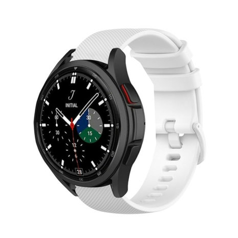 Strap-it Strap-it Samsung Galaxy Watch 4 Classic 42mm Premium Silicone Strap (White) Strap-it Strap-it Samsung Galaxy Watch 4 Classic 42mm Premium Silicone Strap (White)