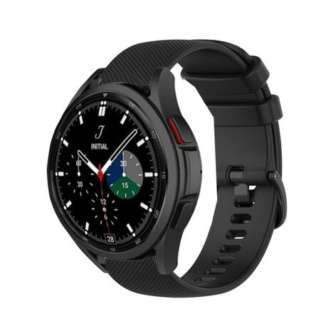Strap-it Strap-it Samsung Galaxy Watch 4 Classic 46mm Premium Silicone Strap (Black) Strap-it Strap-it Samsung Galaxy Watch 4 Classic 46mm Premium Silicone Strap (Black)
