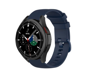 Strap-it Samsung Galaxy Watch 4 Classic 46mm Premium Silicone Strap (Dark Blue) Strap-it Samsung Galaxy Watch 4 Classic 46mm Premium Silicone Strap (Dark Blue)