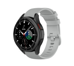 Strap-it Samsung Galaxy Watch 4 Classic 46mm Premium Silicone Strap (Grey) Strap-it Samsung Galaxy Watch 4 Classic 46mm Premium Silicone Strap (Grey)